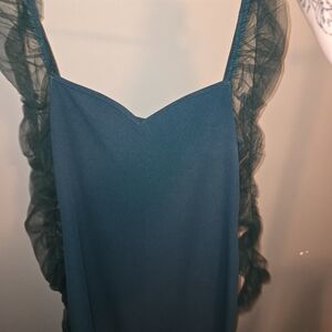 Emerald Green Mini Dress